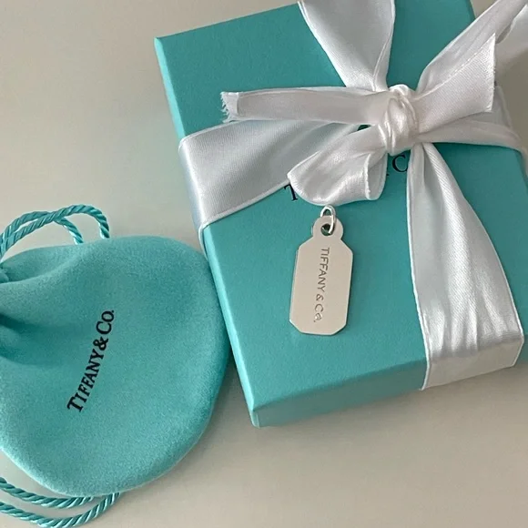 Tiffany & Co. Dog tag with Diamond in Sterling Silver NEW